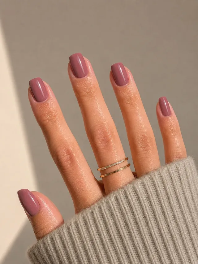 Mauve On - Short Square